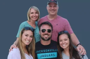 Gardner Minshew with his entire family