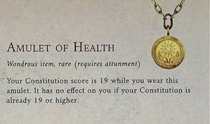 Understanding the Amulet of Health