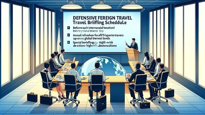 What is a Defensive Foreign Travel Briefing