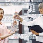 woman buys dishes store 1157 36694